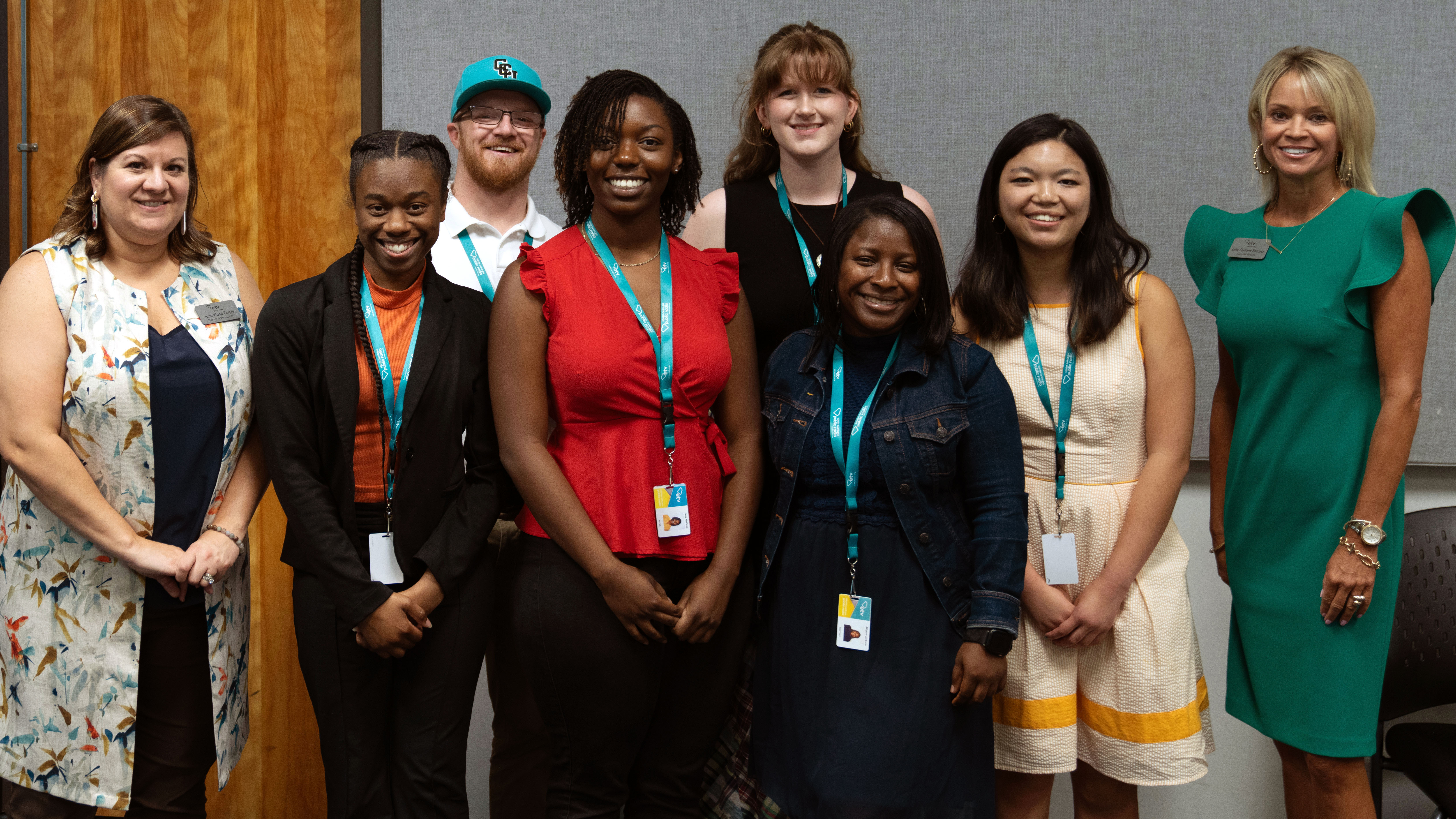Group photo of ETV Endowment Interns
